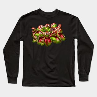 Botanical Cephalotus Follicularis Australien Pitcher Pitcher Plant Carnivorous Plant Gift Long Sleeve T-Shirt